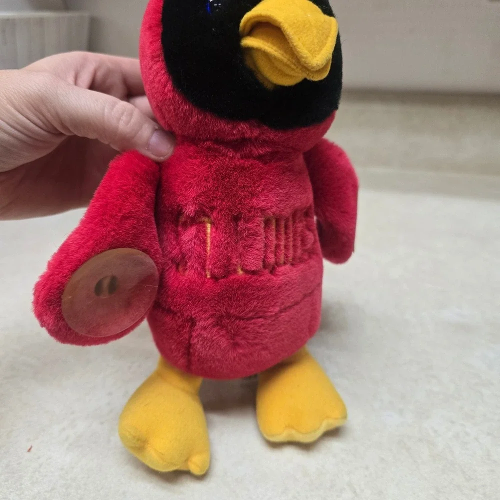 Animal Kingdom St. Louis Cardinal Bird Plush Red Suction Cup Wings 9.5 inch 8685